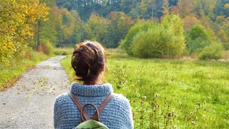 Embrace the unknown self trust walking